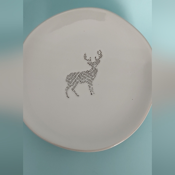 Hearth & Hand  Magnolia Home Christmas  Appetizer Plates Holiday  4 Plates  New - Picture 4 of 9